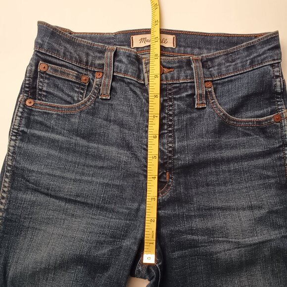 Madewell Jeans Size 24/0 Mid Rise Skinny Leg Medium Wash - Picture 7 of 9